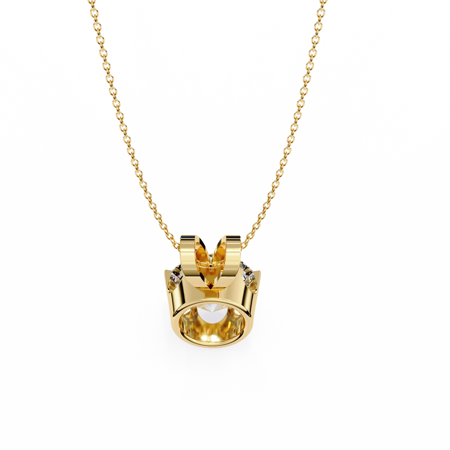 Classic Solitaire Pendant with 6-Prong Setting