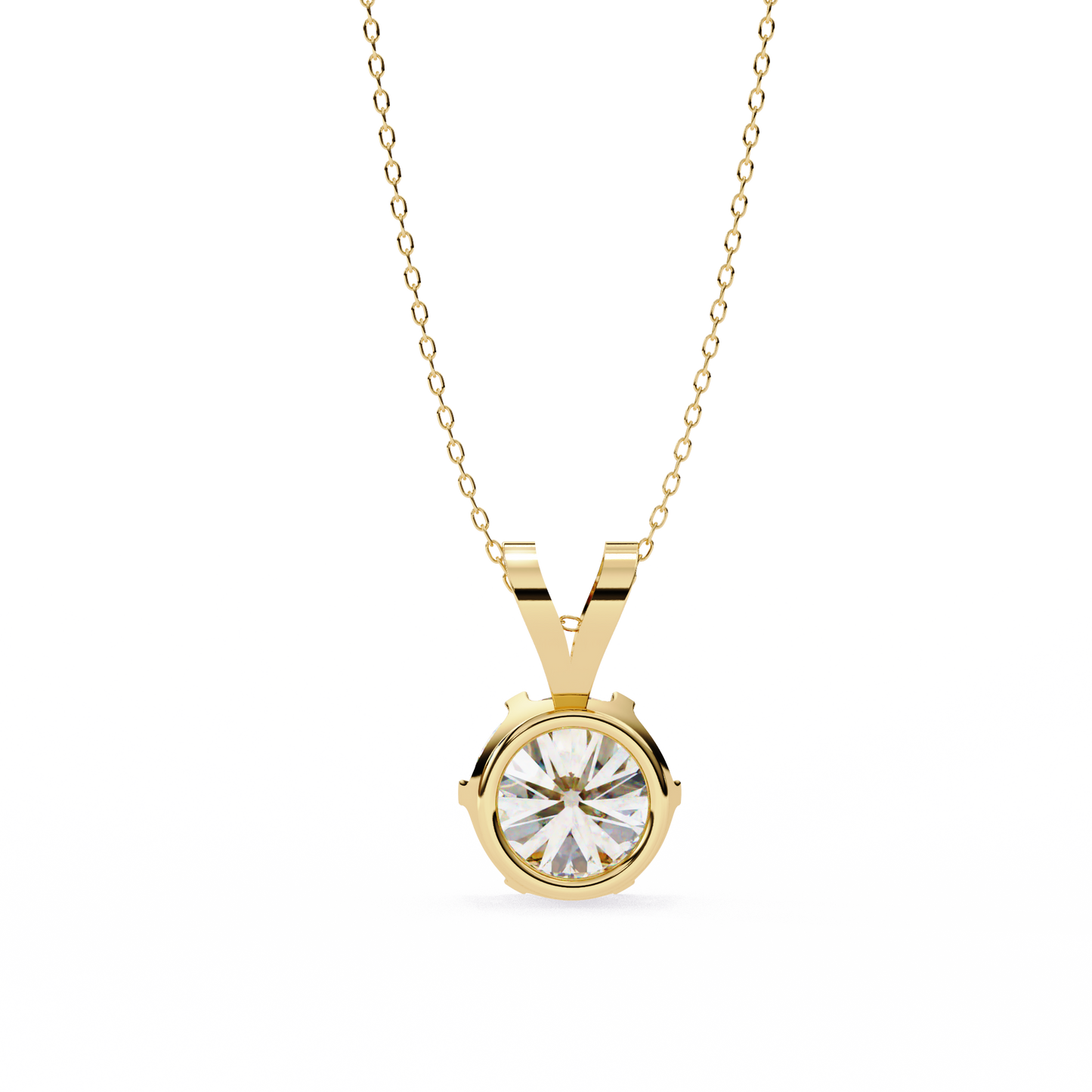 Classic Solitaire Pendant with 6-Prong Setting