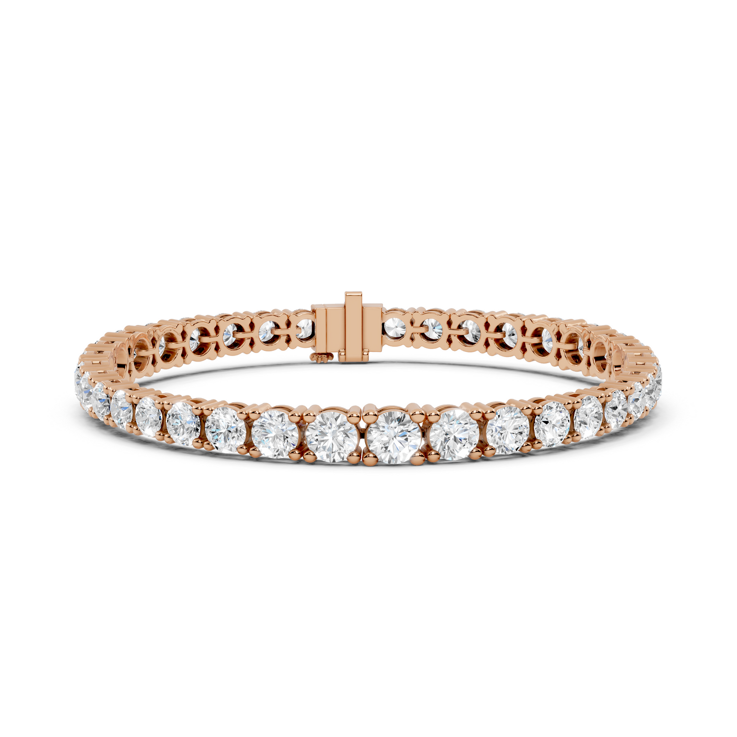 Classic Round Diamond Tennis Bracelet