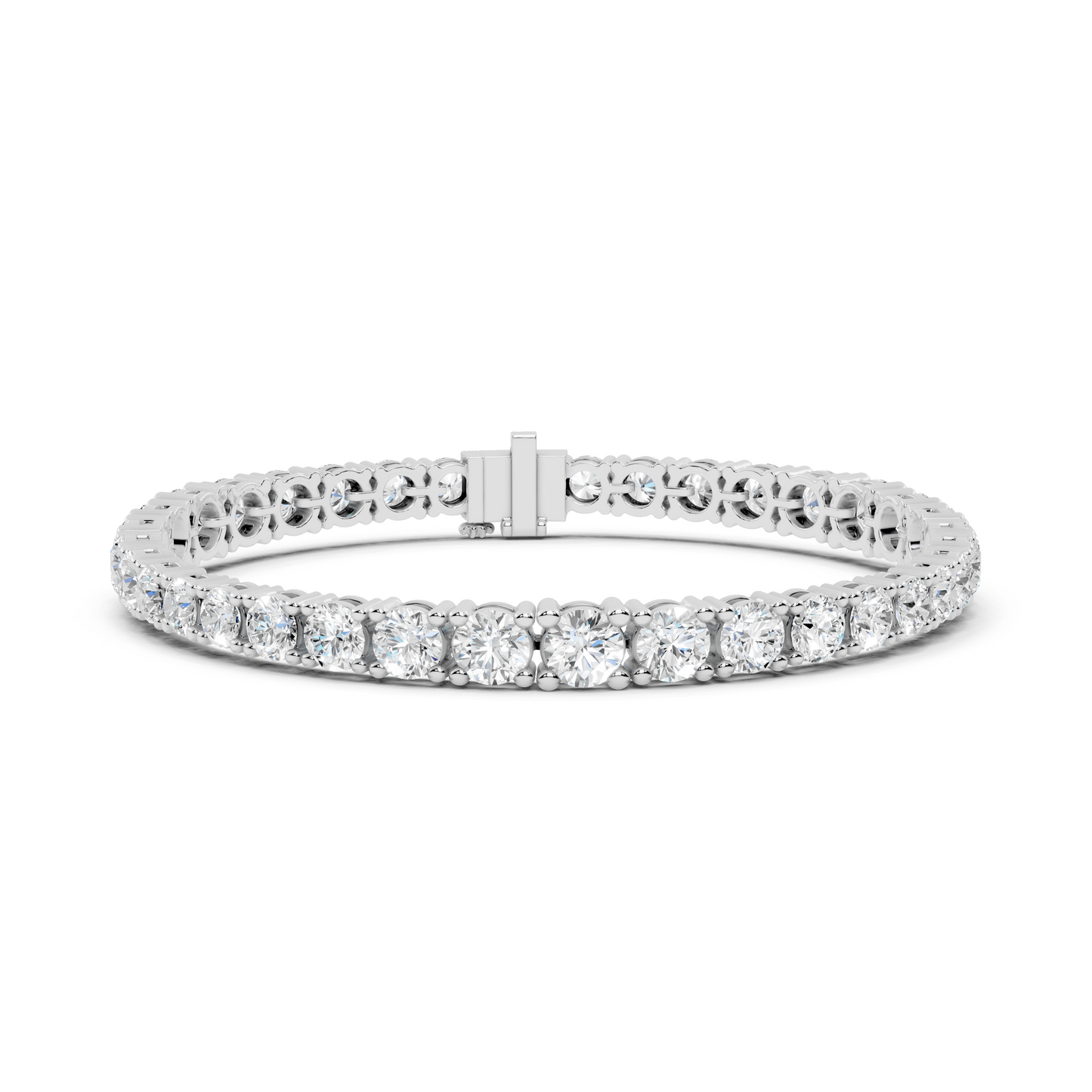 Classic Round Diamond Tennis Bracelet