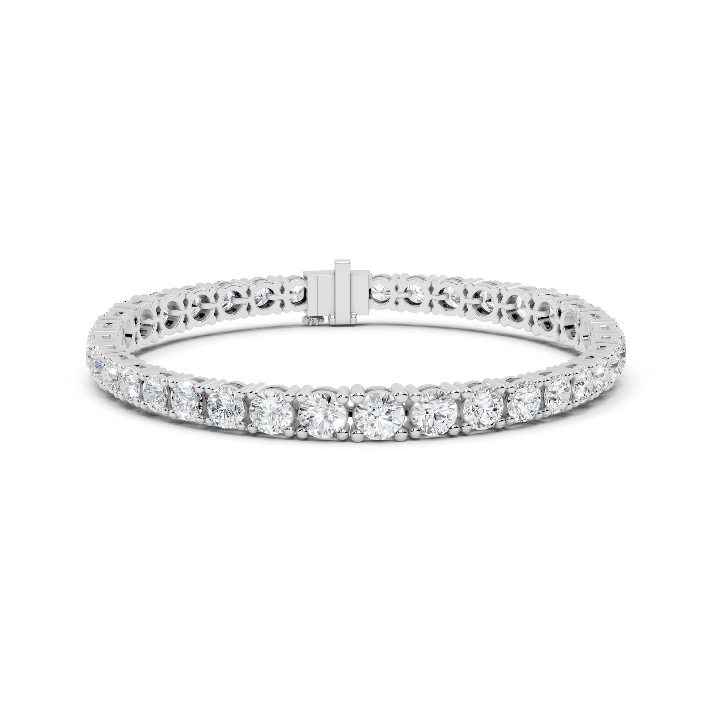 Classic Round Diamond Tennis Bracelet