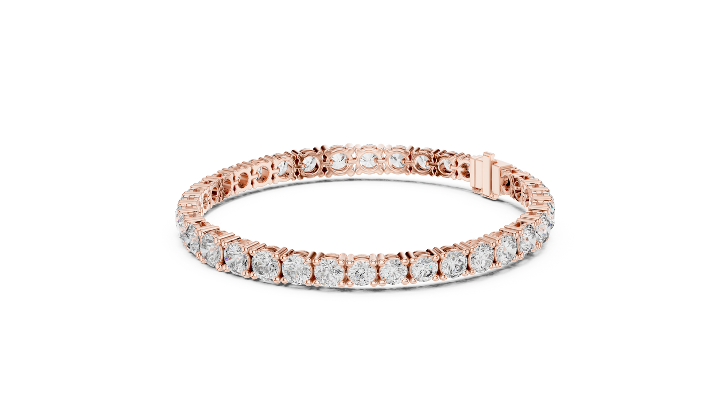 Classic Round Diamond Tennis Bracelet