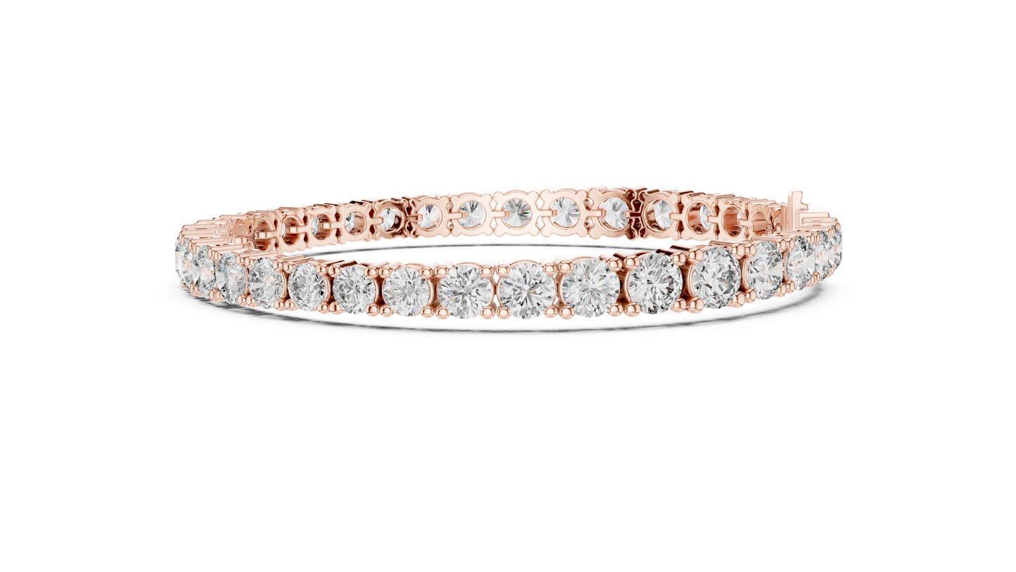 Classic Round Diamond Tennis Bracelet