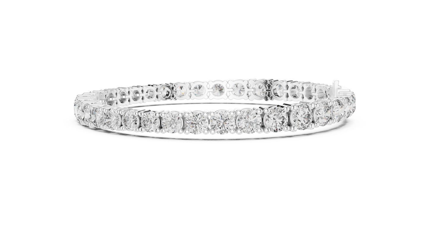 Classic Round Diamond Tennis Bracelet