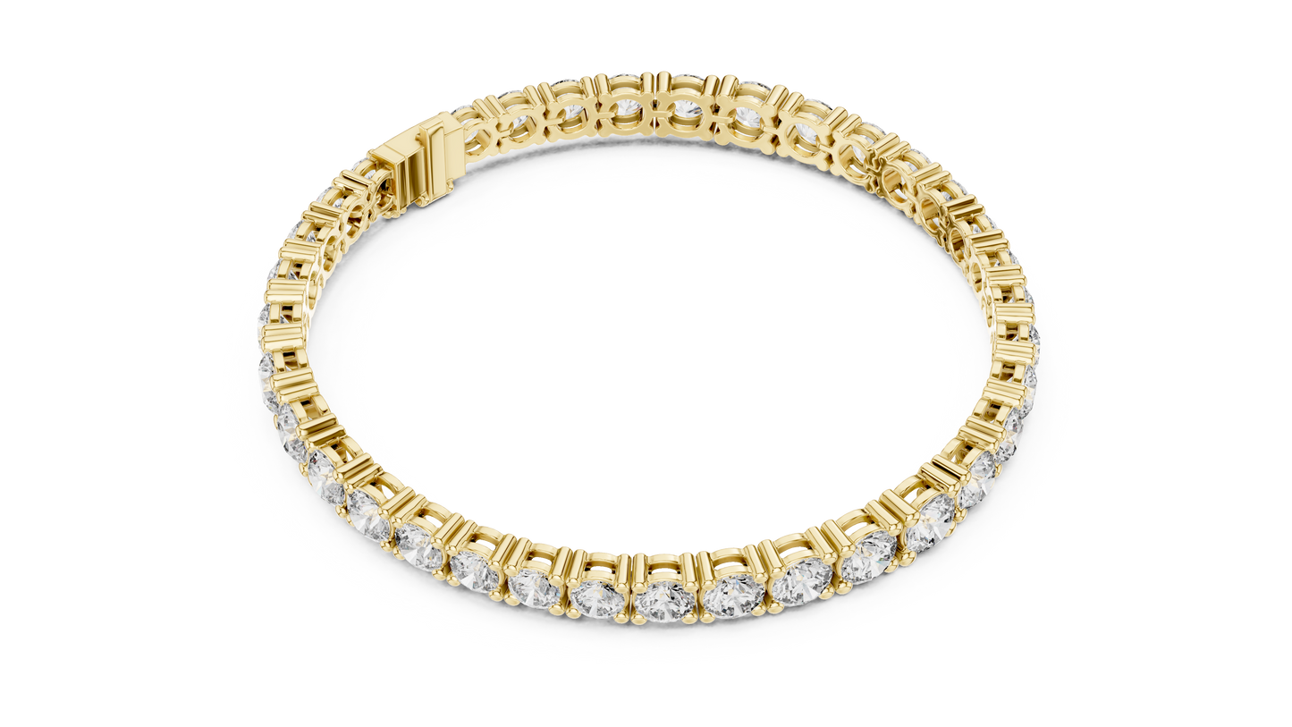 Classic Round Diamond Tennis Bracelet