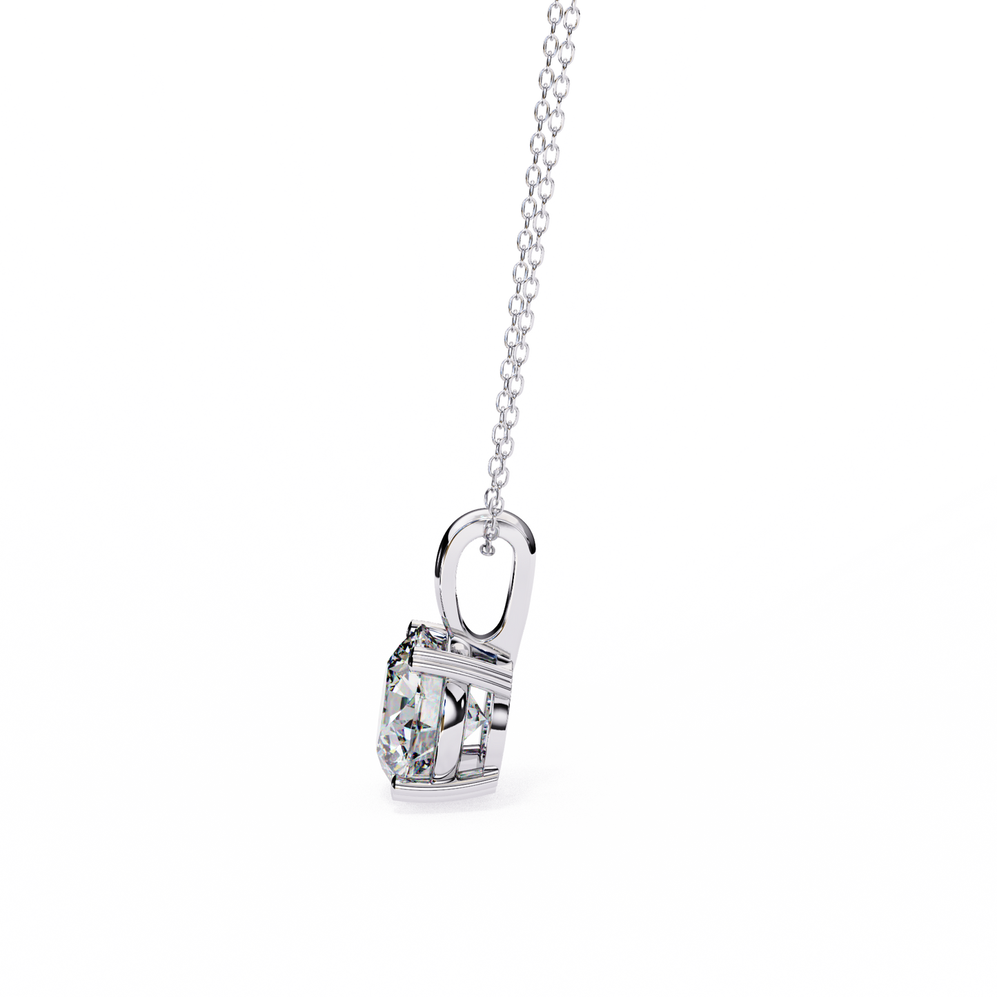 Round Diamond Solitaire with Fancy Basket Setting