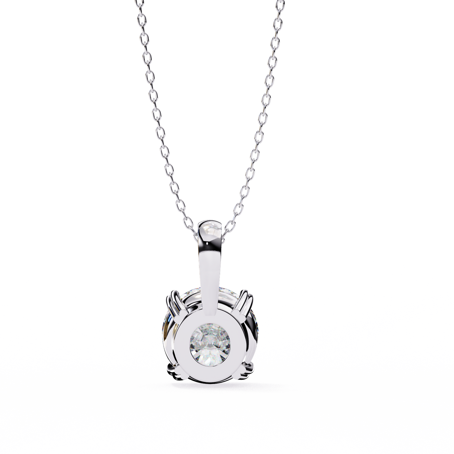 Round Diamond Solitaire with Fancy Basket Setting