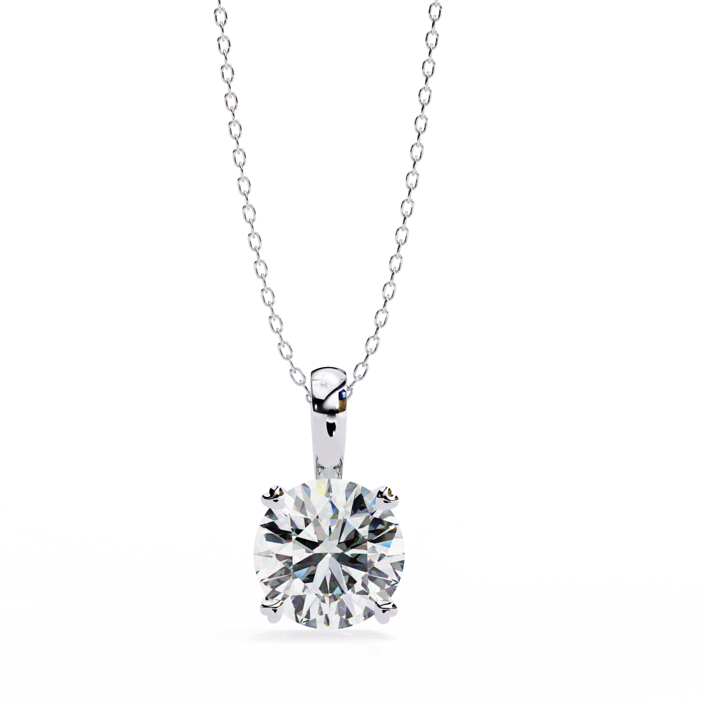 Round Diamond Solitaire with Fancy Basket Setting