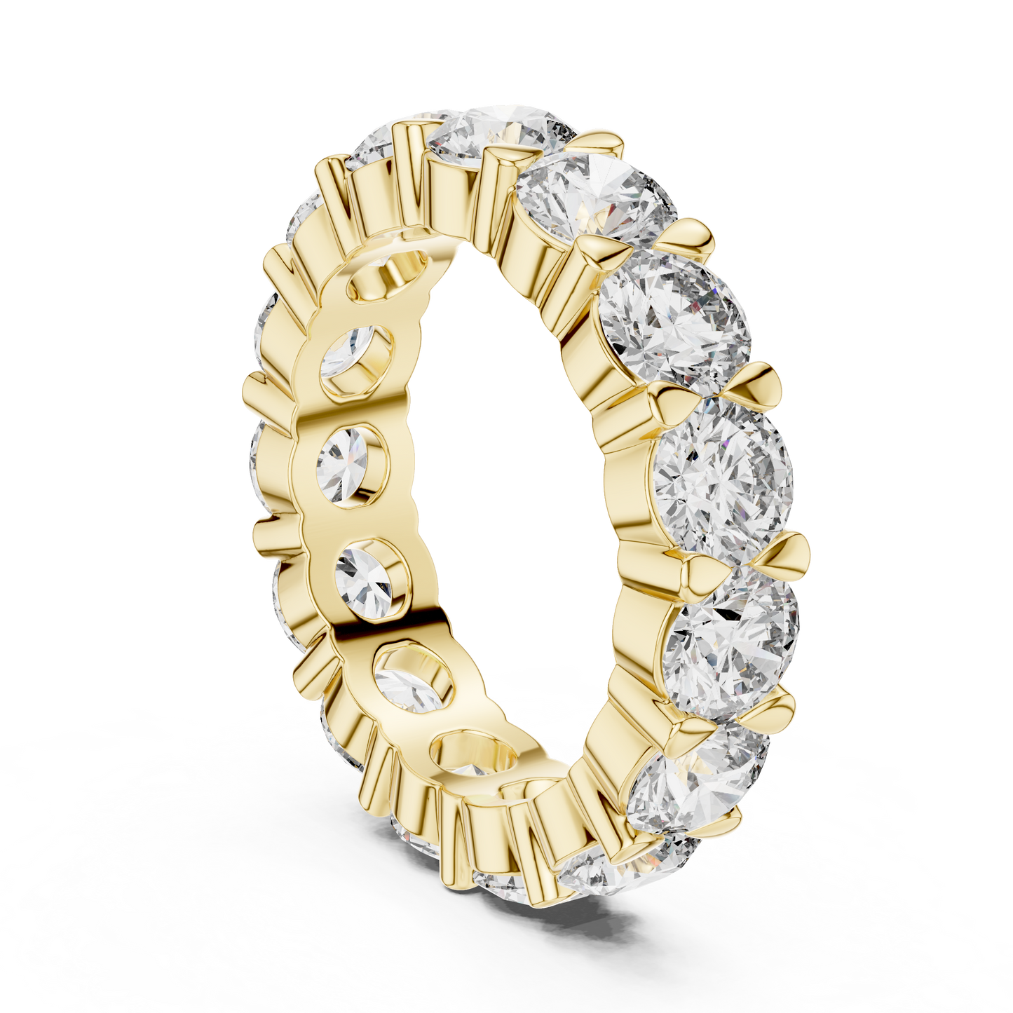 Round Cut Diamond Eternity Band