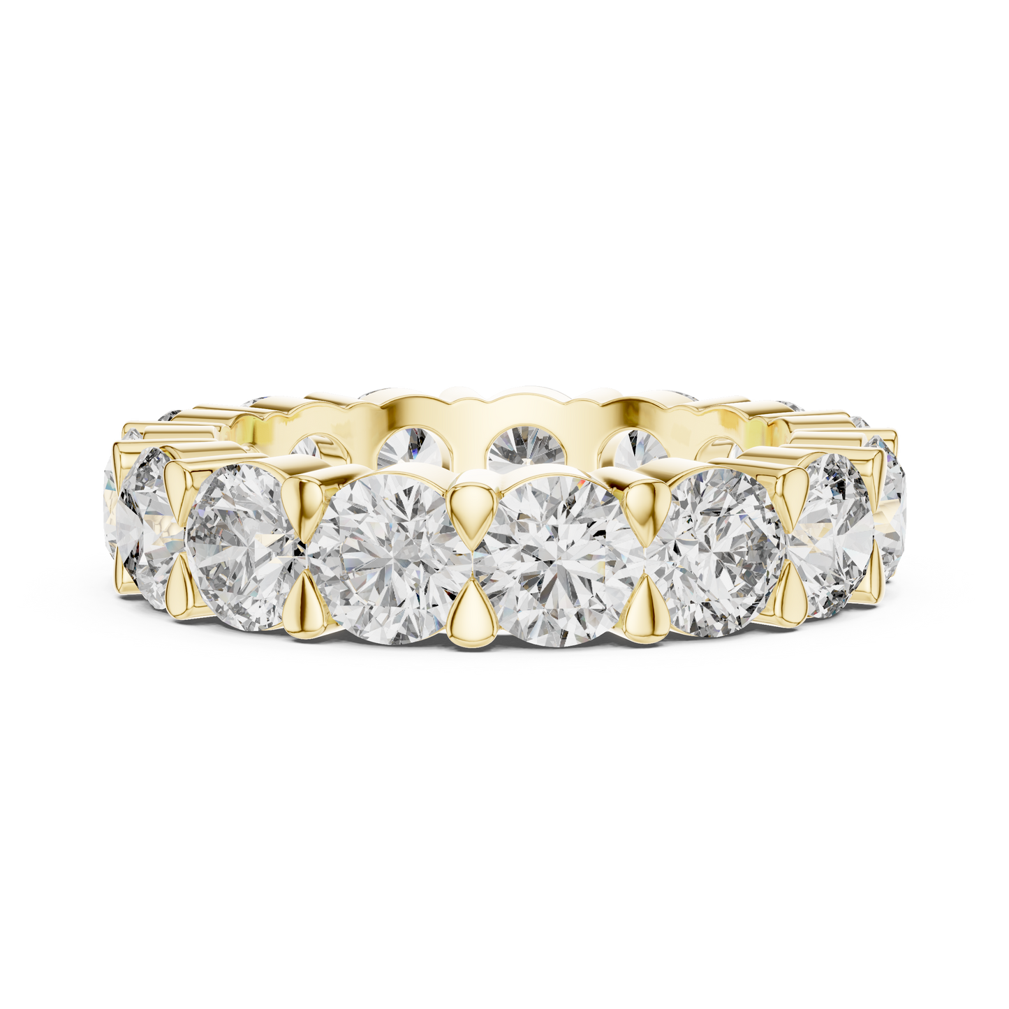 Round Cut Diamond Eternity Band