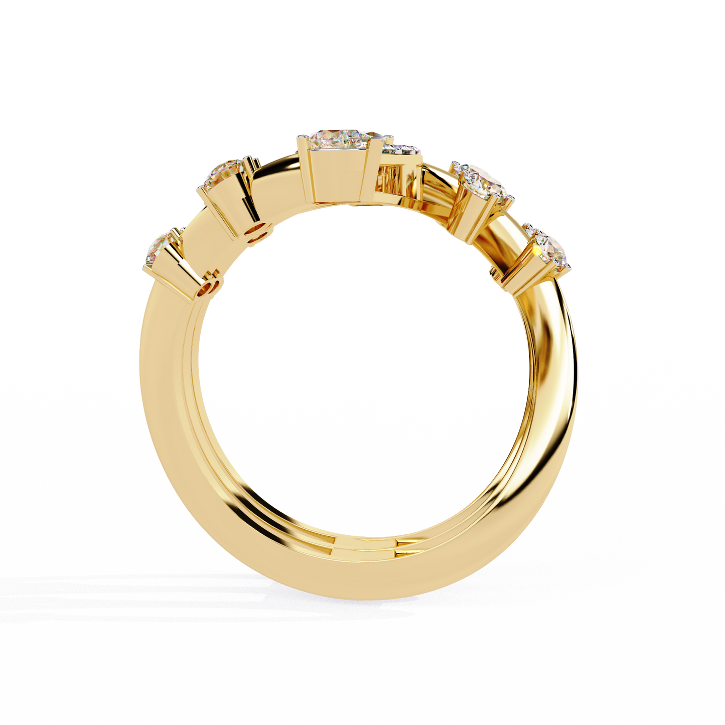 Diamond Vine Wrap Ring | Nature-Inspired Statement Ring