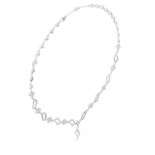 Graduated Diamond Tennis Necklace