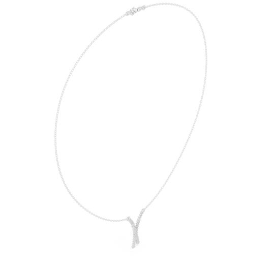 Diamond Lariat Tennis Necklace