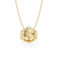 Minimalist Cushion Cut Necklace | Floating Solitaire Pendant
