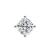 Minimalist Cushion Cut Necklace | Floating Solitaire Pendant