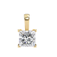 Princess Cut Diamond Solitaire Pendant
