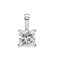 Princess Cut Diamond Solitaire Pendant