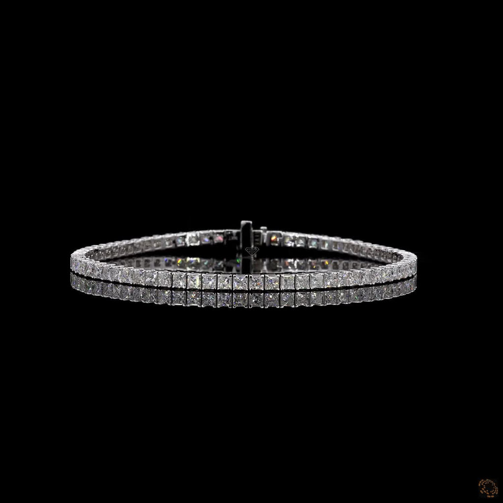 White Gold Princess Diamond Bracelet