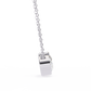 Sideways Oval Bezel Set Pendent