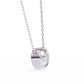 Sideways Oval Bezel Set Pendent