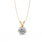 Classic Solitaire Pendant with 6-Prong Setting
