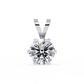 Classic Solitaire Pendant with 6-Prong Setting