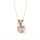 Classic Solitaire Pendant with 6-Prong Setting