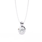 Solitaire Diamond Necklace | Classic Round Pendant for Women