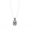 Solitaire Diamond Necklace | Classic Round Pendant for Women