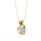 Solitaire Diamond Necklace | Classic Round Pendant for Women
