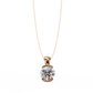 Solitaire Diamond Necklace | Classic Round Pendant for Women