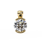 Solitaire Diamond Necklace | Classic Round Pendant for Women