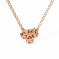 Mixed Cut Diamond Cluster Pendant Necklace
