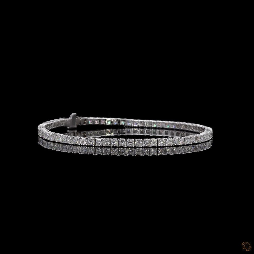 White Gold Princess Diamond Bracelet