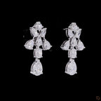 White Gold Multi-Shape Diamond Earrings