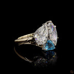 Yellow Gold Trinity Diamond Ring