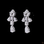 White Gold Multi-Shape Diamond Earrings