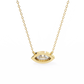 Modern Evil Eye Necklace | Bezel Set Marquise Diamond Pendant