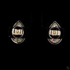 Yellow Gold Pear Diamond Stud Earrings