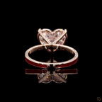 Rose Gold Heart Diamond Ring