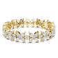 Marquise Diamond Flower Bracelet