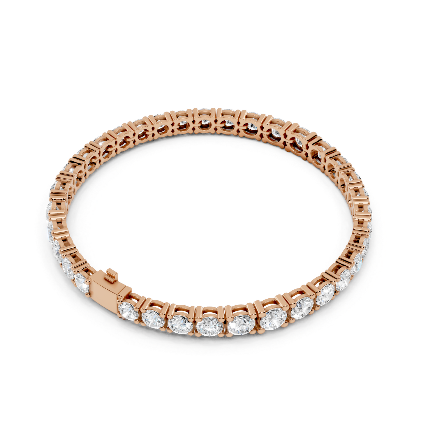 Classic Round Diamond Tennis Bracelet