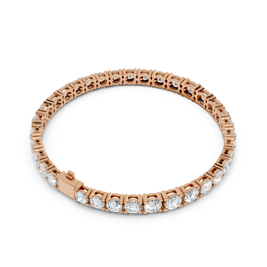 Classic Round Diamond Tennis Bracelet