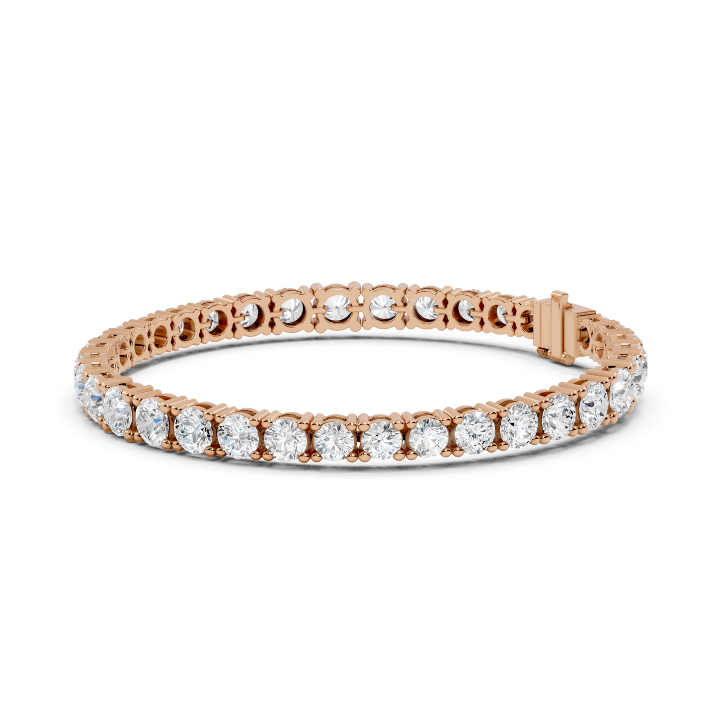 Classic Round Diamond Tennis Bracelet