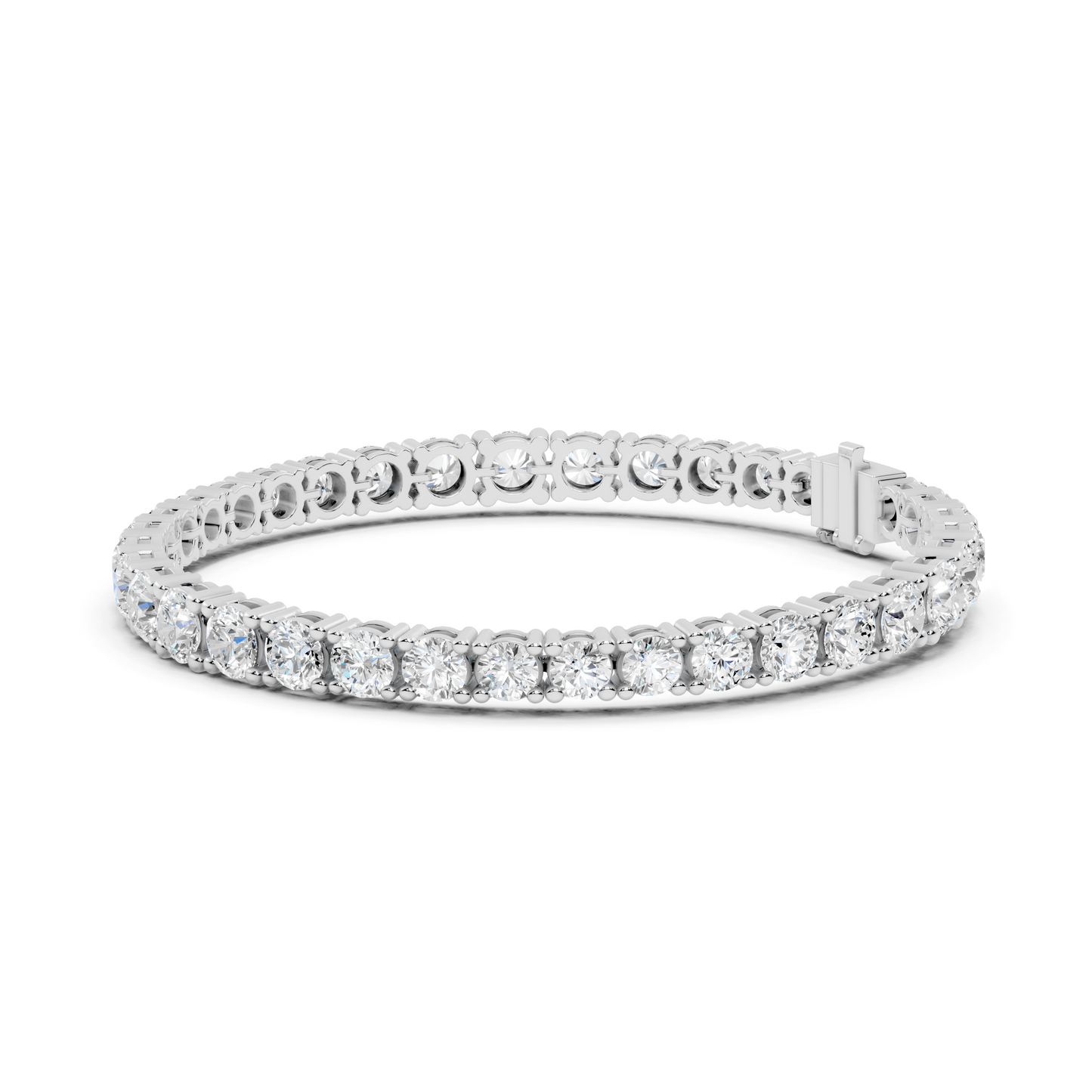 Classic Round Diamond Tennis Bracelet