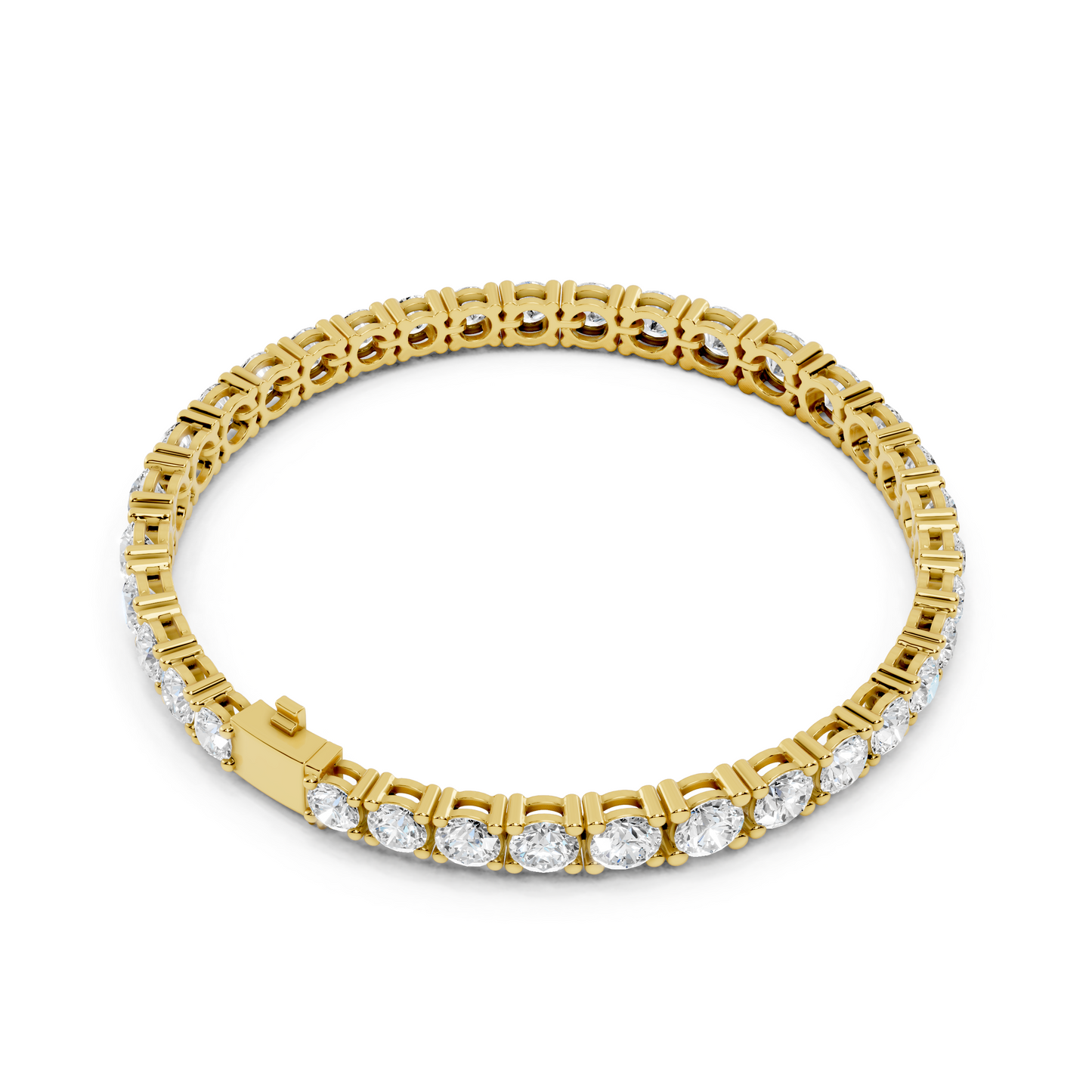 Classic Round Diamond Tennis Bracelet