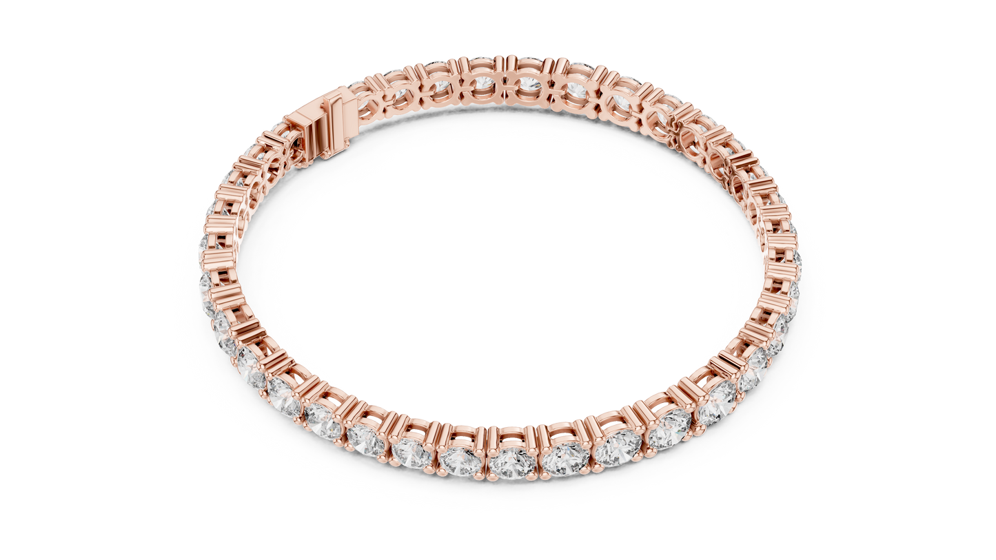 Classic Round Diamond Tennis Bracelet