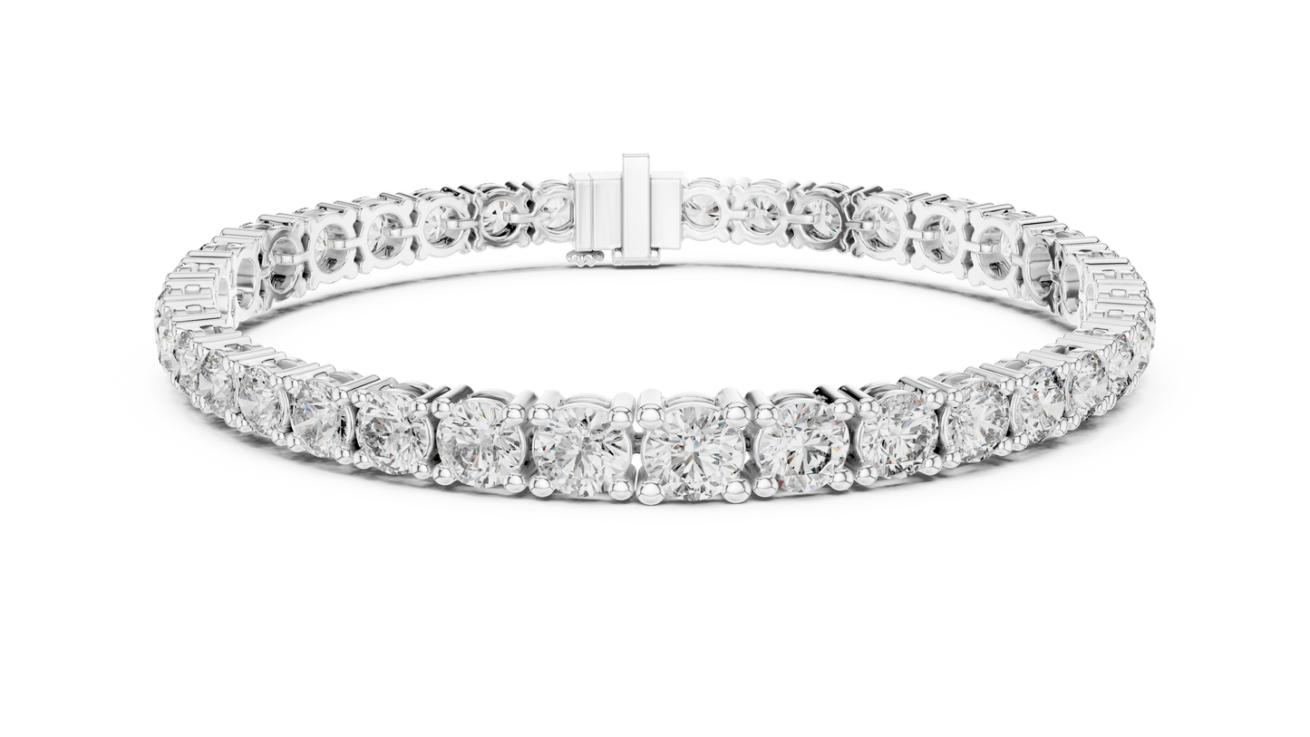 Classic Round Diamond Tennis Bracelet
