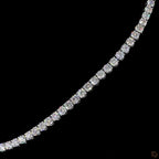 White Gold Round Diamond Necklace