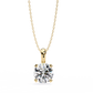 Round Diamond Solitaire with Fancy Basket Setting